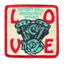 Harley Shovelhead Love Patch Lowbrow Customs chopper FL FLH AMF biker vest
