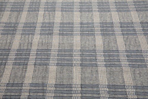 LoomBloom Multi Sizes Multi Color Hand Woven Flatweave Plaid 100% Wool Area Rug - Picture 7 of 80