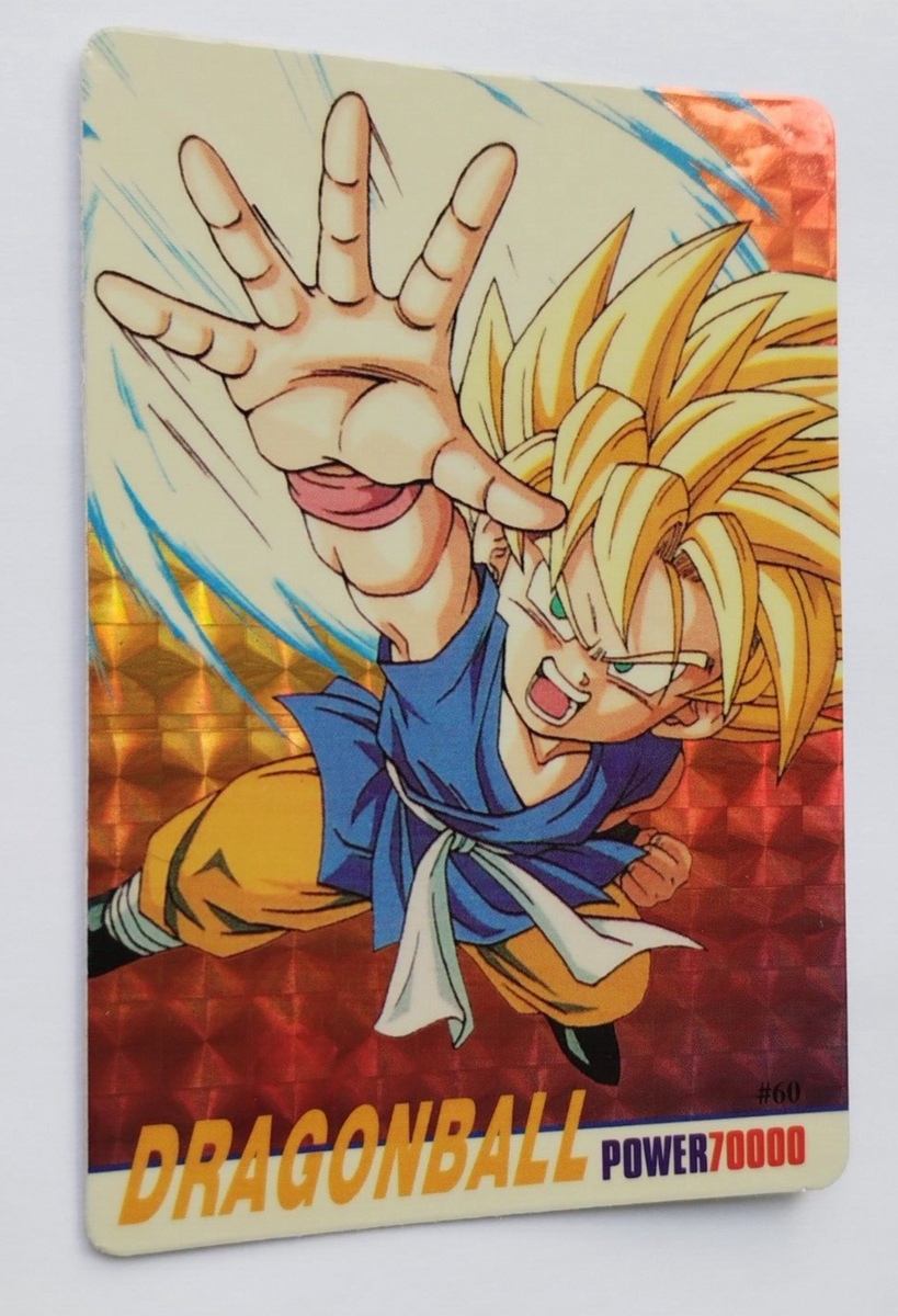 1999 DRAGON BALL Z Card #060 SON GOKU SSJ Peru Edition VTG Foil | eBay