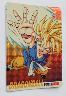 1999 DRAGON BALL Z Card #060 SON GOKU SSJ Peru Edition VTG Foil | eBay