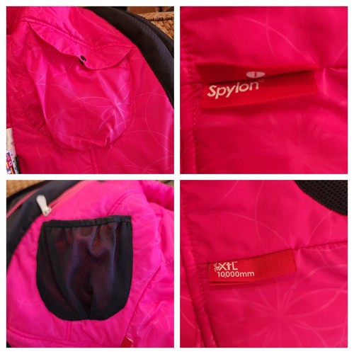 SPYDER XTL 10000mm Ladies Navy Blue & Pink Ski Snowboard Winter Jacket Sz 6 EUC - Picture 10 of 11