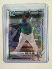 K213,614 - 2021 Bowman Chrome Mega Box Refractors #BCP249 Starlin Aguilar