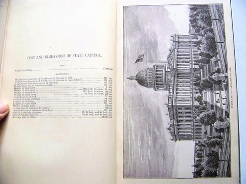 1891 Ltd. Ed. CALIFORNIA STATE BLUE BOOK: STATE ROSTER OF GOVERNMENT DEPARTMENTS - Picture 5 of 7