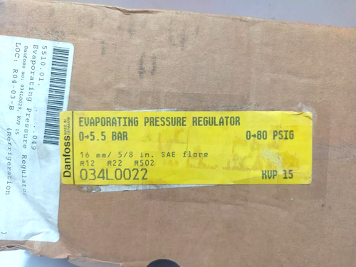 1PC- Danfoss 034L0022 Evaporator pressure regulator, KVP 15/ 5/8 in- New - Picture 6 of 6