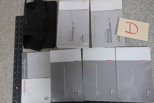 *Damage* Nissan Murano Owners Manual 2012 Navigation Book Set 12 Free Ship OM885