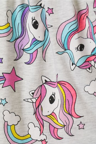 NEW H&M Girls Unicorn Dress Capri Hair Accessories 2-4 4-6 8-10 NWT - Picture 2 of 8