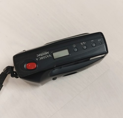 Yashica Minitec AF 35mm Point & Shoot, Film Camera, Vintage, Black, Sold AS-IS - Picture 4 of 6