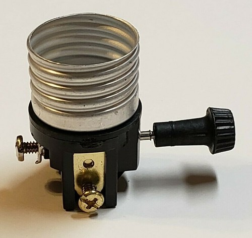 PERILLA GIRATORIA DE 3 VÍAS TOMA DE LÁMPARA INTERIOR PARA BOMBILLA DE 3 VÍAS E26 NUEVA 30681J - Imagen 1 de 6