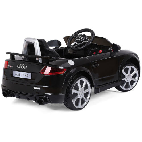 HoneyJoy 12V Audi TT RS Electric Kids Ride On Car Licensed R/C Remote MP3 Black - Picture 11 of 12