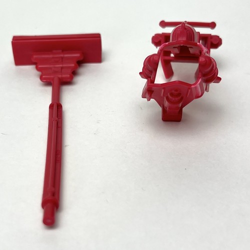 Vintage 1982 Original MOTU Zoar Screech Barch Pole Stand w Armor Accessory Lot - Bild 3 von 9