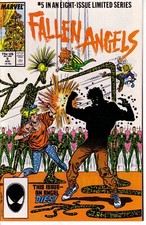 FALLEN ANGELS #5 (VG-FN) 1987 MARVEL COMICS