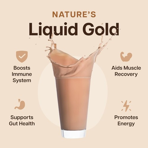 Organic 100% Grass-Fed Bovine Colostrum + Probiotics - Chocolate - Picture 8 of 9