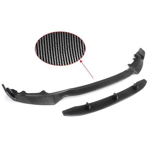 For BMW X5 F15 M Sport Warrior Style Carbon Look Front Bumper Splitter Lip 14-18 - Picture 8 of 16