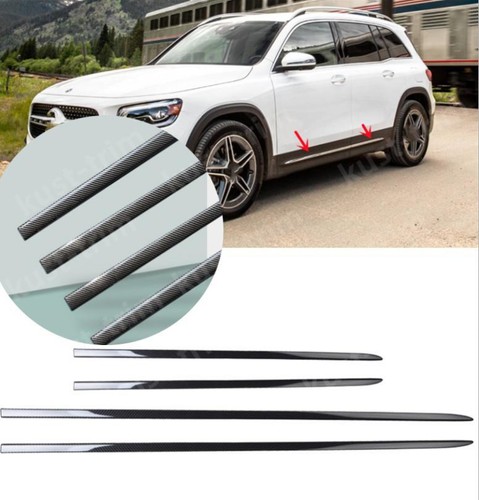 Cubierta moldeada de carrocería de fibra de carbono ABS para Mercedes-Benz Clase GLB 2020-2022 4 piezas - Imagen 2 de 6