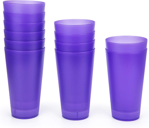 32-Ounce Plastic Tumblers/Large Drinking Glasses/Party Cups/Iced Tea Glasses Se - Picture 7 of 12