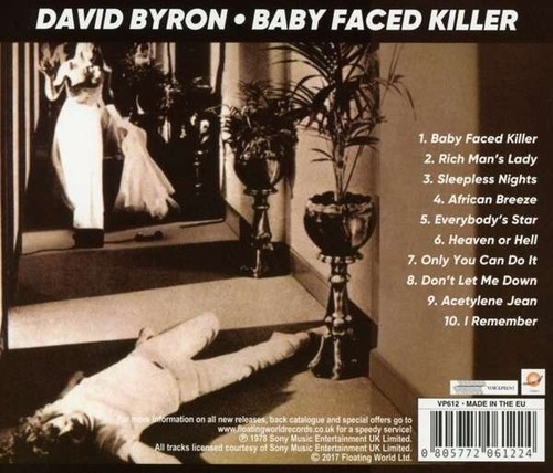 David Byron - Baby Faced Killer (2017)  CD  NEW/SEALED  SPEEDYPOST - Picture 2 of 2