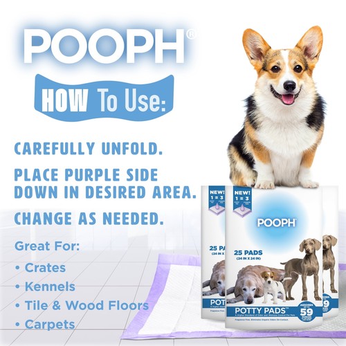 POOPH Puppy Pads 25 Count - Picture 12 of 13