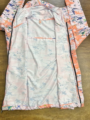 Maaji Hooded Windbreaker Jacket Size M Full Zip Magical Protective Activewear - Picture 4 of 11