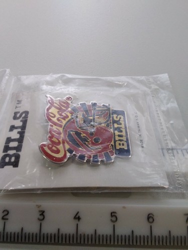 Spilla NFL Buffalo Bills Coca Cola vintage anni 90 NOS mai aperta bella - Foto 4 di 5
