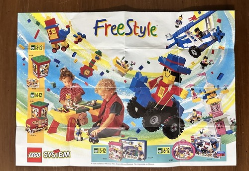 Vtg LEGO System Freestyle Poly Bag 1847 Loose Complete With Instructions - Picture 6 of 8