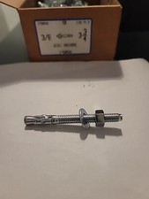 WEDGE ANCHOR - 3/8 ×  3 3/8 - 3760AWG - 50 BOX - ZINC PLTD