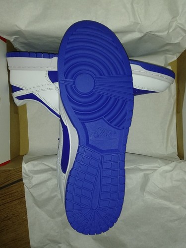 Nike Dunk Low Retro Racer Blue/White-White DD1391-401 Men's Size 13 - Picture 3 of 7