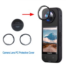 HD Unobstructed PC Lens Protective Cover For Insta360 X4 Scratch Resistant Case