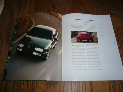1993 VW Jetta Golf GL Passat GLX Corrado SLC Euro Van Sales Brochure  - Picture 5 of 5