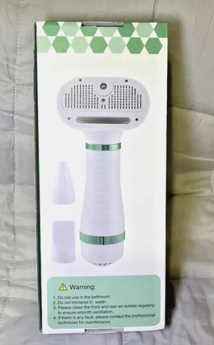 Pet Hair Dryer 2 in 1 Pet Grooming with Slicker Dog Cat Brush - Picture 4 of 6