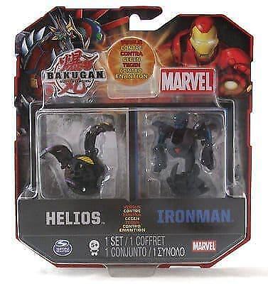 Spin Masters Bakugan Marvel Figure : Helios & Iron Man - Picture 1 of 1