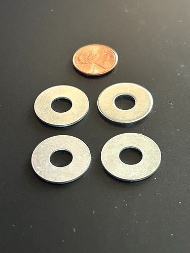BRAND NEW GENUINE IKEA METAL M8 HOLE WASHERS KIVIK SOFAS PART #100854 4 PCS SET - Bild 2 von 2