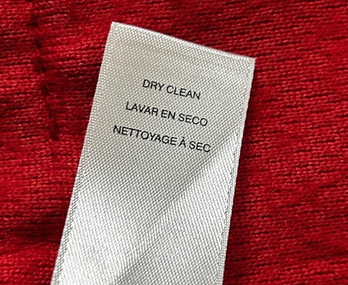 Chico's Wollmischung rote Jacke schwarzer Besatz Full-Zip Karriere Klassiker Gr. XL - Bild 9 von 11
