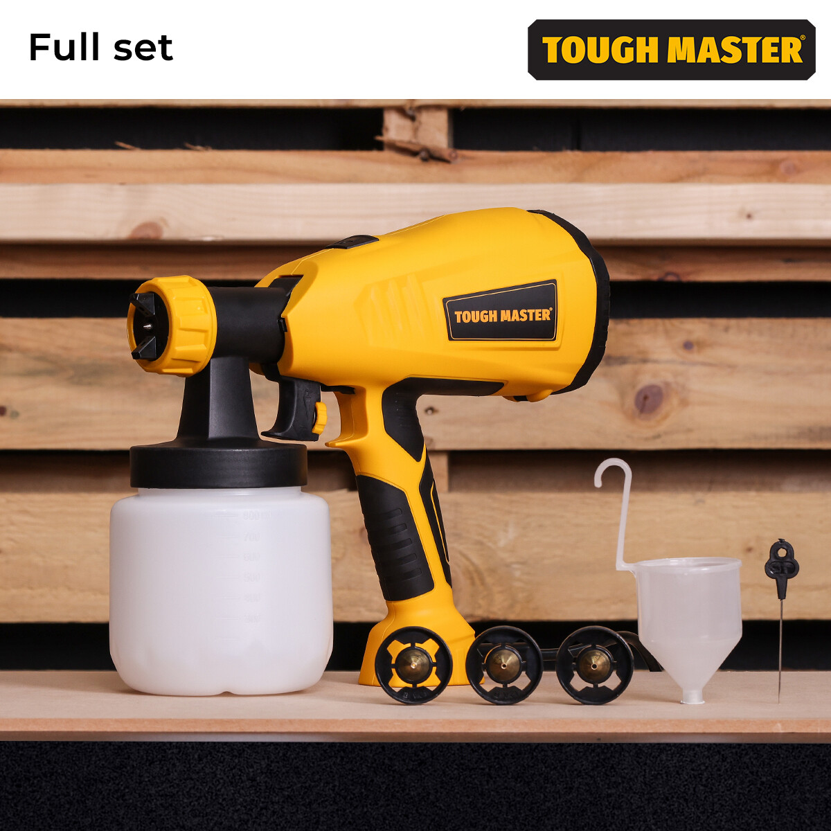 Electric Paint Spray Gun 0 8L Sprayer Handheld Outdoor Fence