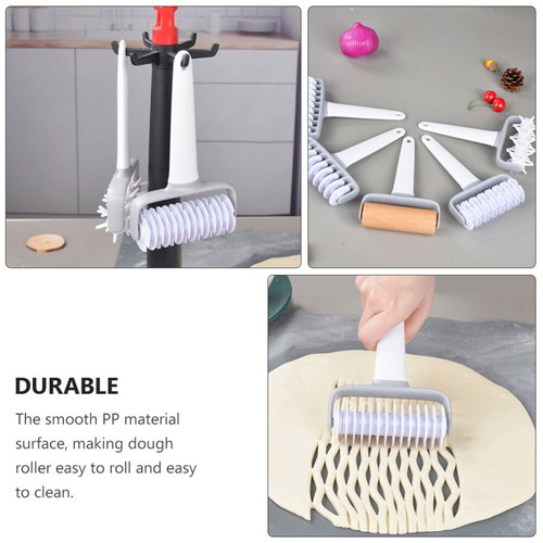 2pcs Pizza Kruste Roller Pizza Machen Liefert Pizza Gitter Cutter - Bild 3 von 12