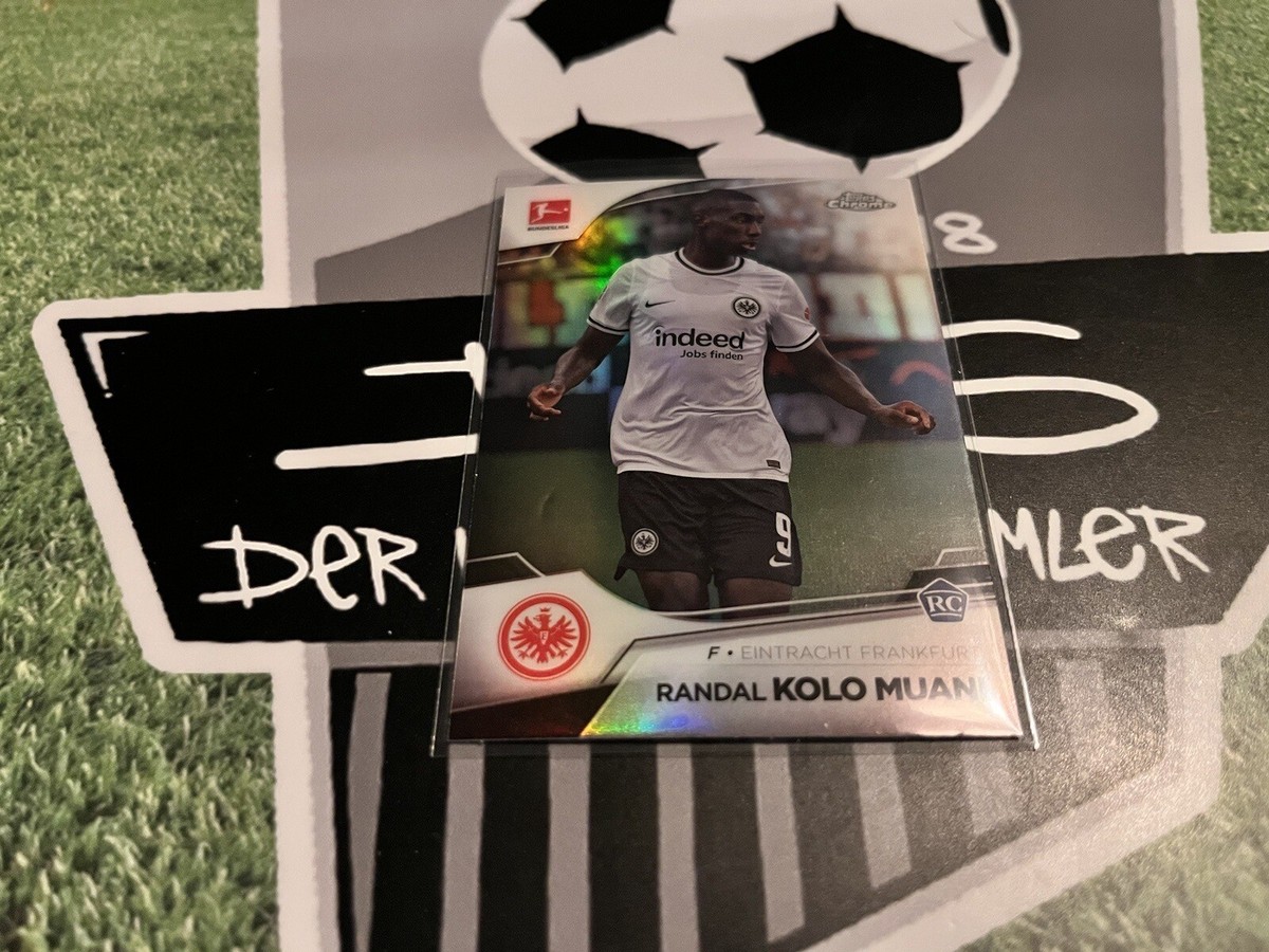 22/23 フランクフルト　コロムアニ　Lサイズ Topps Chrome Bundesliga Soccer 22/23 Refractor Card RC Kolo