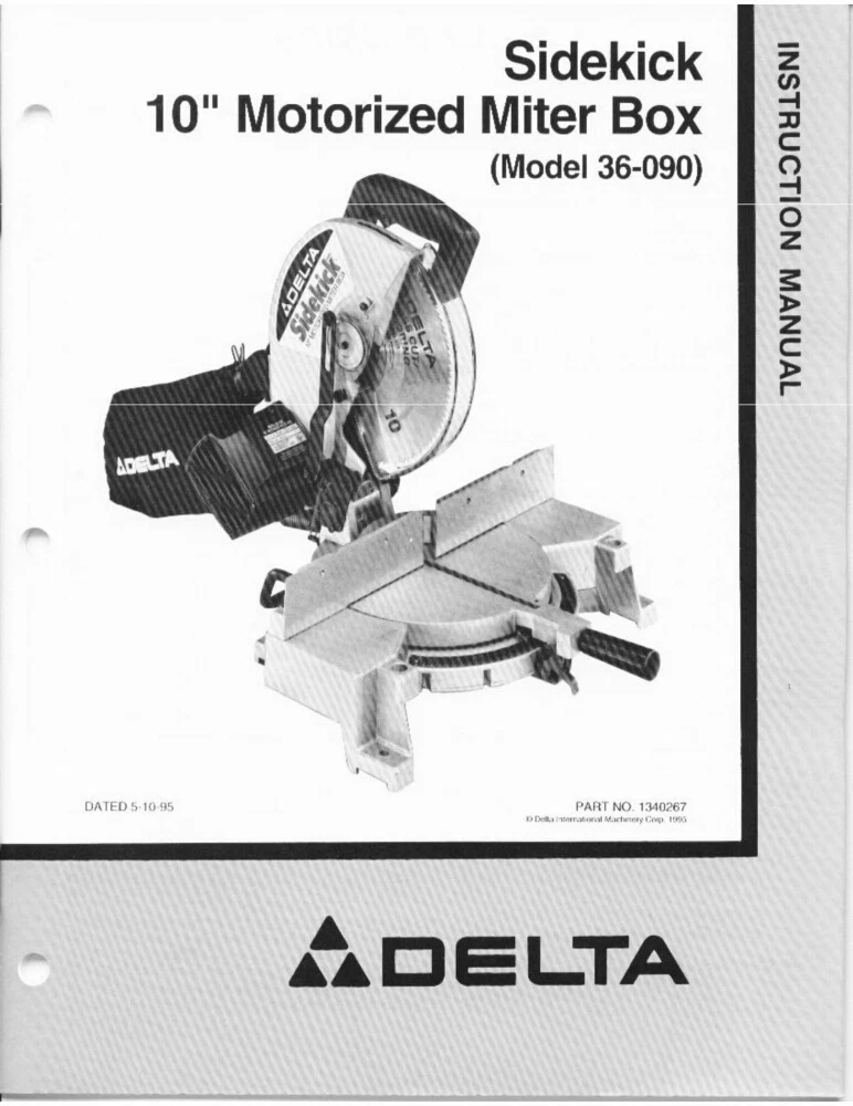 Delta 10 miter online saw