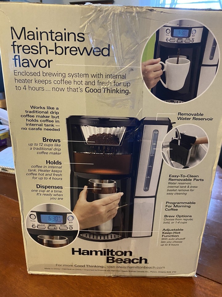 Hamilton Beach Brewstation 12 Cup Programmable Filter Coffee Machine