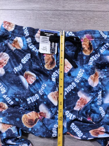 Golden Girls Pajamas Adult 2XL Blue Galaxy Betty White Lounge Pant PJs Mens - Picture 6 of 8