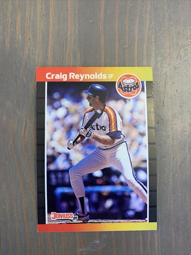 KOSTENLOSER VERSAND - POSTFRISCH - 1989 Donruss #477 Craig Reynolds ASTROS - Bild 1 von 2