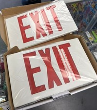 Lighted Exit Sign, Hardwire