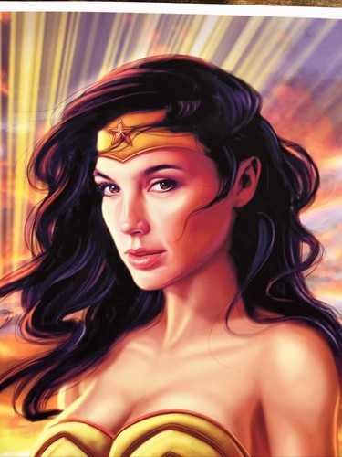 Wonder Woman -signed Hal Betzold Art Lithograph/Print 11.5 X 17.5 - Picture 6 of 13