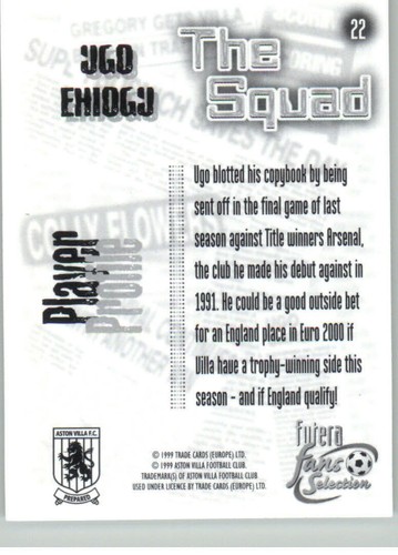 1999 Aston Villa FC Fans Selection  - YOU PICK THE CARD - Picture 55 of 217