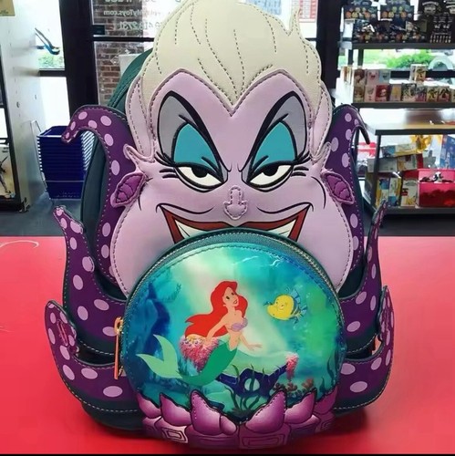 New Loungefly Disney Little Mermaid Ursula Mini Backpack - Picture 1 of 5