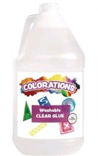 1 Gallon Colorations Clear School Glue Washable Nontoxic Slime Crafts Kid Safe
