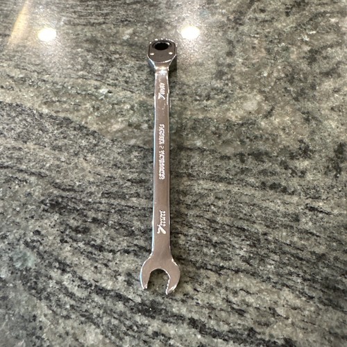 Snap-on soxrrm7a  7mm metric ratcheting reversible flank drive plus wrench - Afbeelding 5 van 6