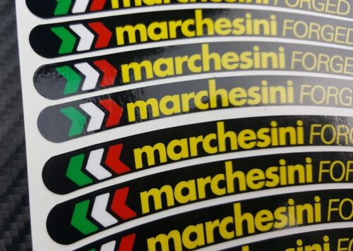 Marchesini wheel decals rim stickers set Ducati 848 1098 1198 Monster - Picture 2 of 3