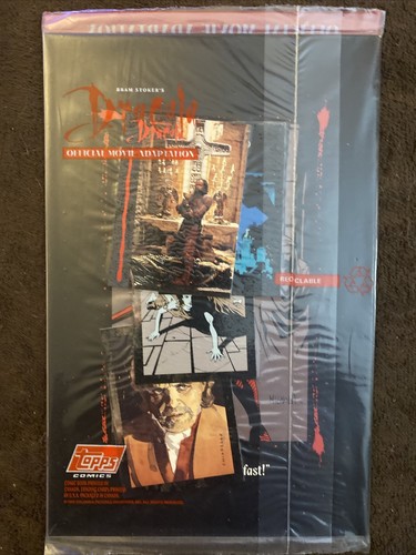 Bram Stoker's Dracula #1 (Oct 1992, Topps). in Polybag w/Cards!!! Never opened!! - Picture 2 of 5