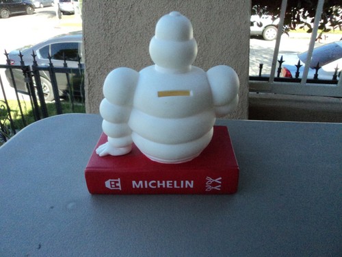 Guida Ristorante Uomo Michelin Stelle Figura Gourmand Banca - Ultra Rara! - Foto 2 di 7