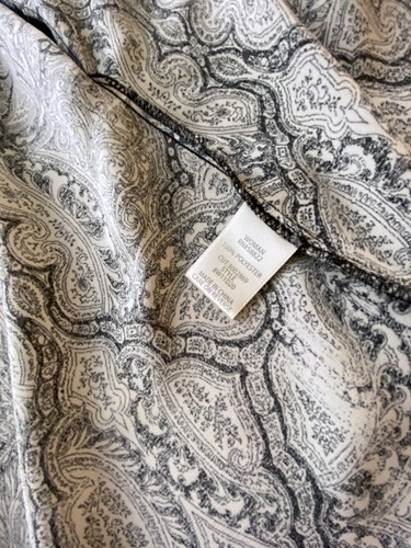 Max Studio Open Front Duster Top Paisley Kimono Vacation SZ 2XL - Picture 7 of 7