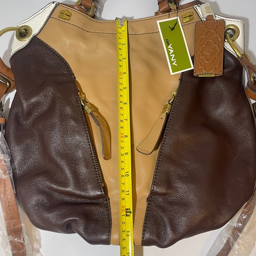 orYANY Victoria Large Coffee Brown Tan Convertible Hobo Shoulder Bag NWT - Picture 4 of 7